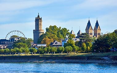 Andernach, as seen from the river